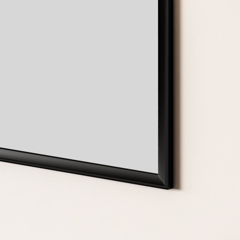 Gold Aluminum Rectangular Bathroom Vanity Mirror