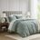 Ensemble de housse de couette texturée Mina Waffle Weave