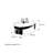 Microcrystalline stone telescopic coffee table