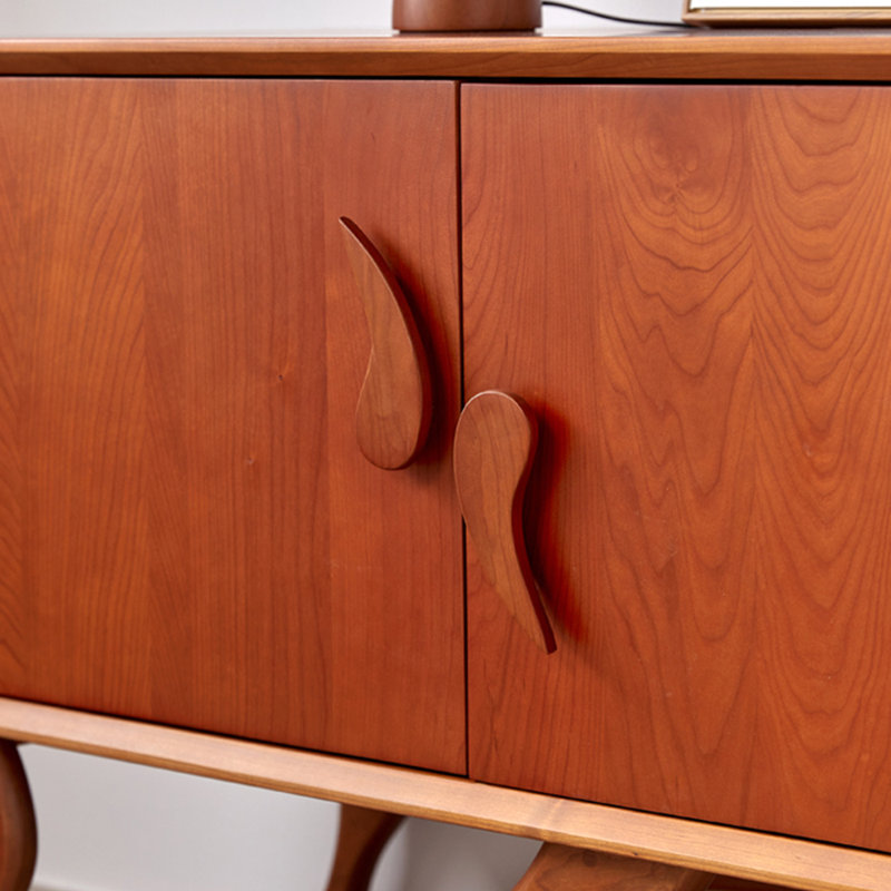 Retro style creative handle TV stand