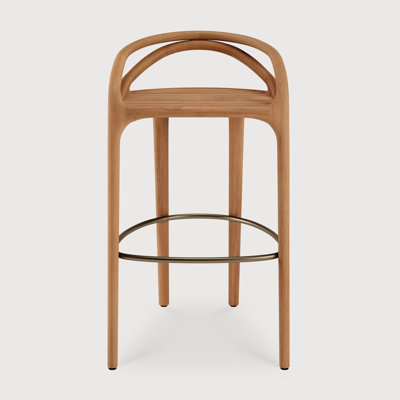 Morpho Outdoor Teak Bar Stool