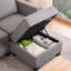 Canapé modulaire convertible modulaire avec siège de rangement Canapé modulaire en U à 4 places avec méridienne modulaire réversible-1712518203