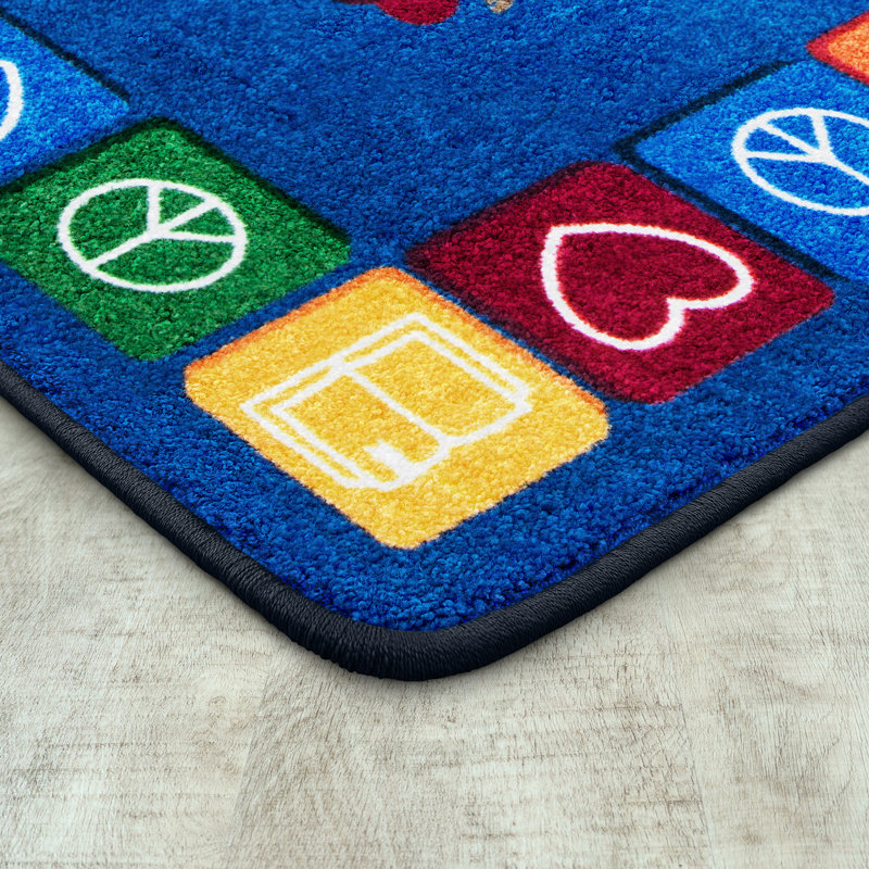 Peaceful Readers Area Rug, Rectangle 7'8" x 10'9"