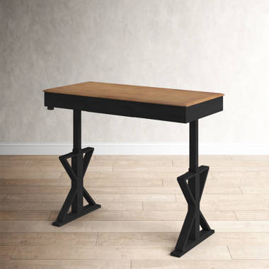 Invigo Cherry Sit-Stand Desk by Copeland Furniture