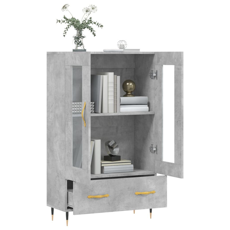 Lobato 69.5cm Sideboard, Concrere Oak
