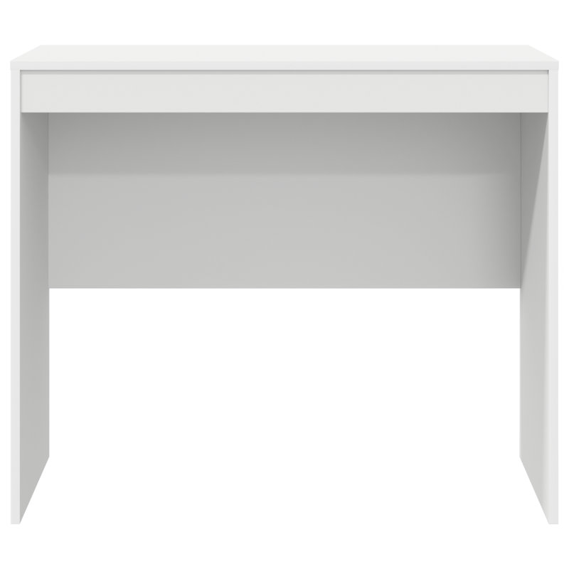 Writing Desk Particle Board 76 Cm, 76cm H x 90cm W x 50cm D, White