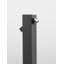 Black Integrated LED Metal Bollard Light-209297453
