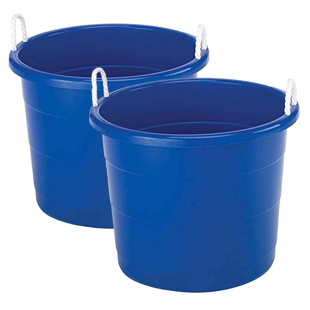 Homz Plastic Storage Tub & Tote (Set of 2) Homz