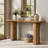63-Inch Wood Console Table, Farmhouse Entryway Table, Long Narrow Sofa Table  for Foyer, Hallway, Entrance,