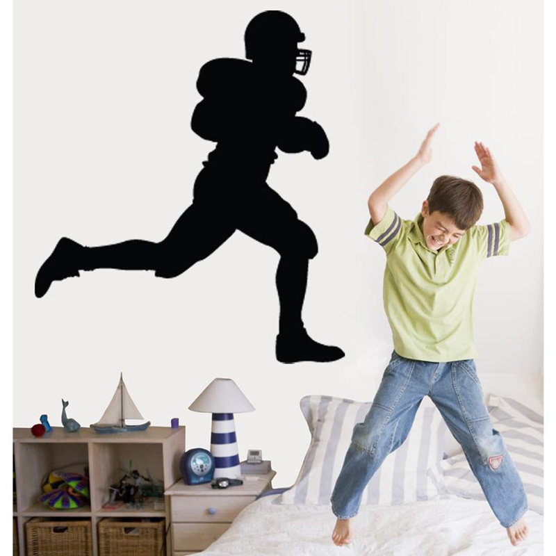 Décalcomanie murale Football Ball Carrier III, H 48 po x l 42 po