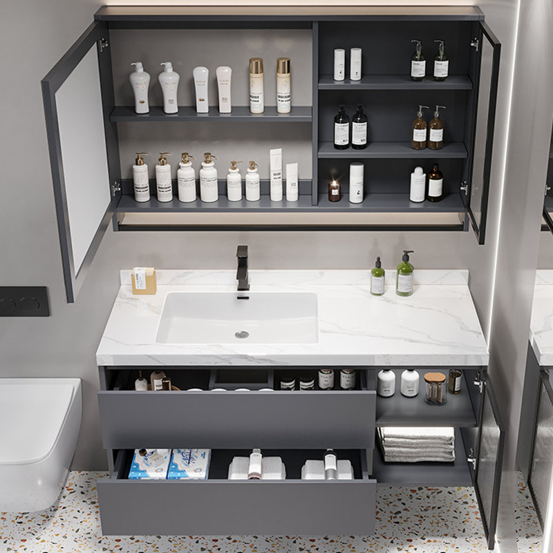 Armoire de salle de bain moderne et simple