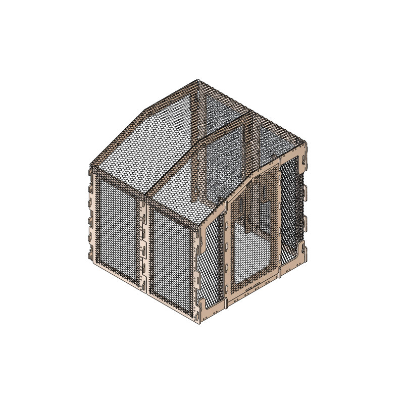 16 Square Feet Chicken Run
