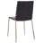 Brett 18'' H Leather Upholstered Metal Armchair-751928387-751928396