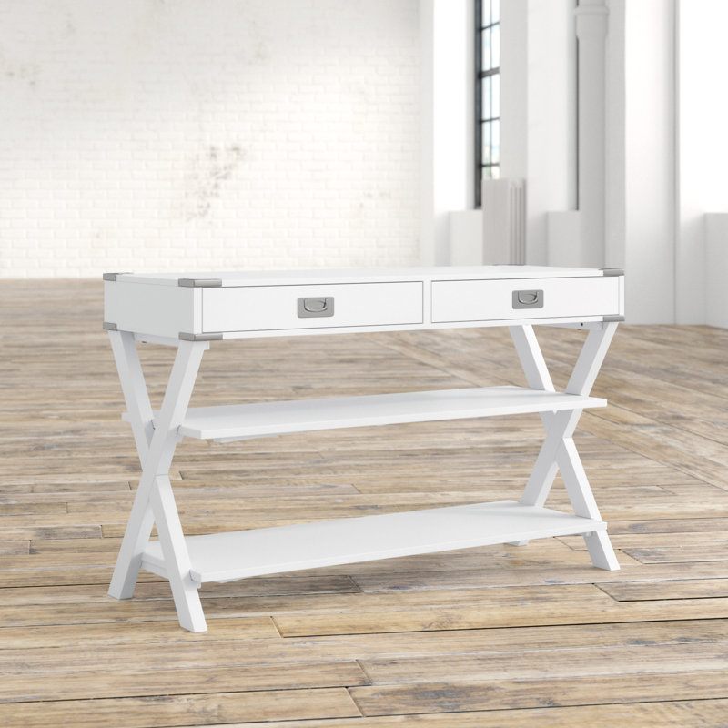 Atticus 48'' Console Table, White