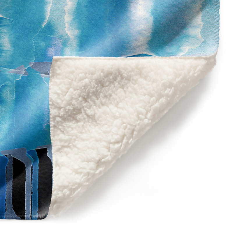 Hand Woven Throw Blanket, 68" W x 80" L