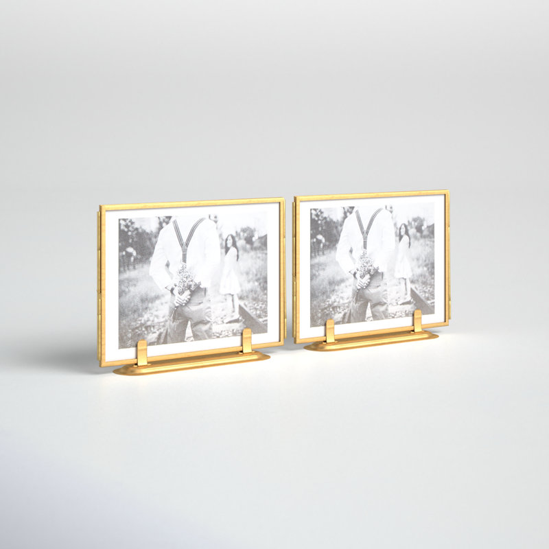 Cassidy Gold Metal Gilded Picture Frame - Set of 2