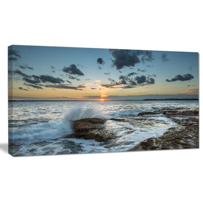 " Bright Sydney Sunset Over Sea "
