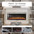 Electric Fireplace Recessed And Wall Mounted-809695944