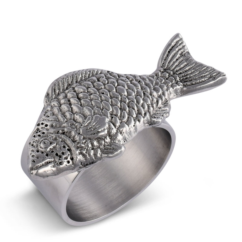Fish Metal Napkin Ring