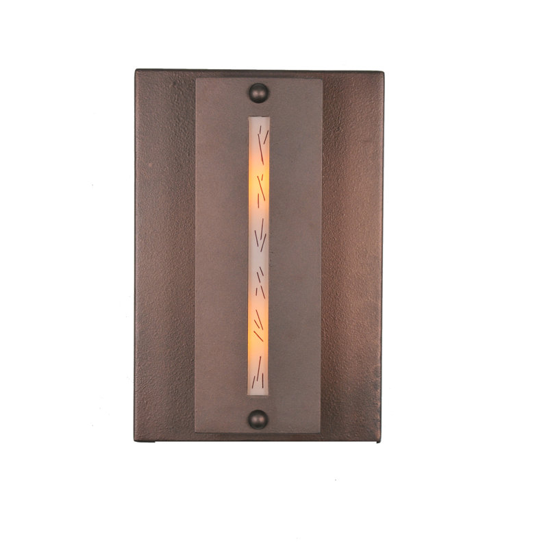 Moss Creek Creekside 2 - Light Flush Mounted Sconce, Brown