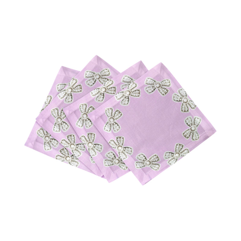 Square Napkins, Lilac