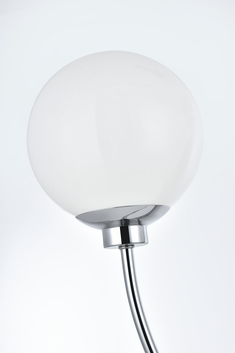 Kyle 4-Light Chandelier, 29.5" H x 42" W x 42" D, Chrome