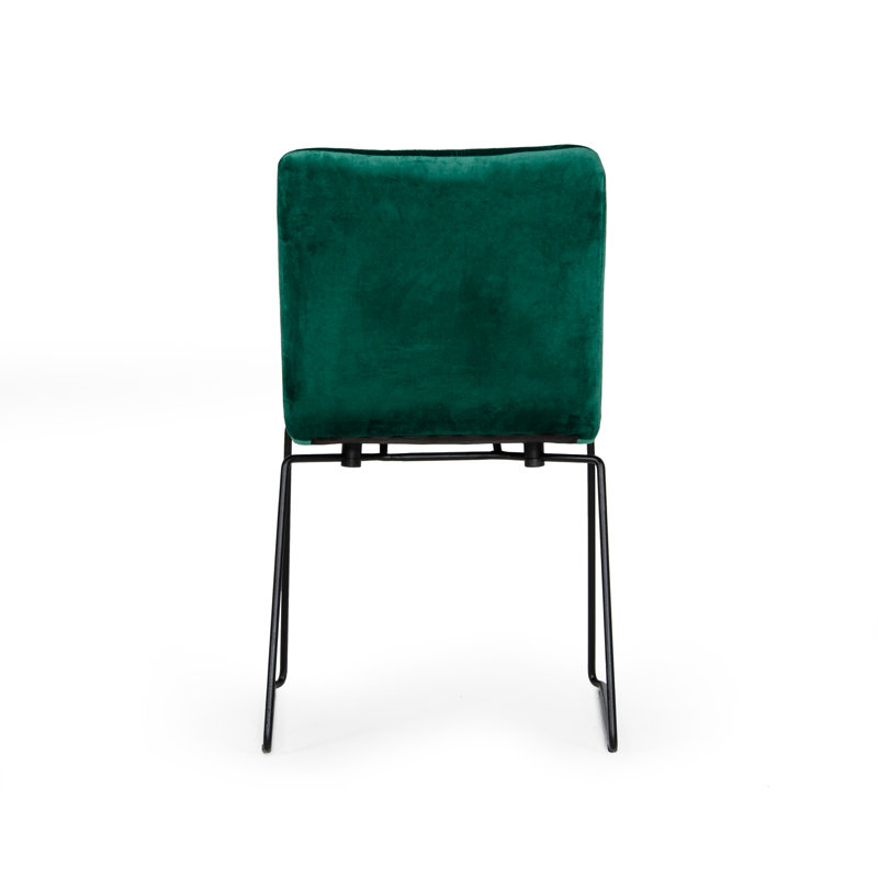 Chaise rembourrée Langridge, Vert