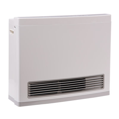 Rinnai 24000 BTU Natural Gas Wall Mounted Space Heater with Adjustable Thermostat and with Digital Display