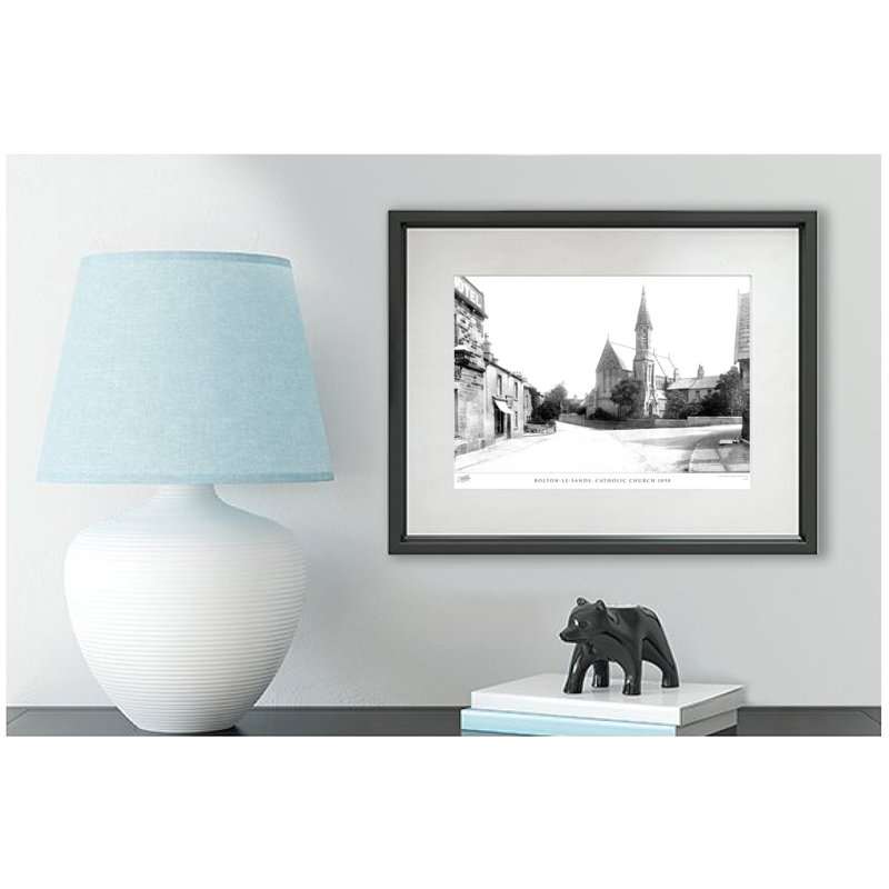 Bolton Le Sands, Catholic Church 1898 - Single Picture Frame Print, 40cm H x 50cm W x 2.3cm D