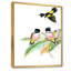 Oiseaux d'époque III - peinture sur toile-59814613-59814617