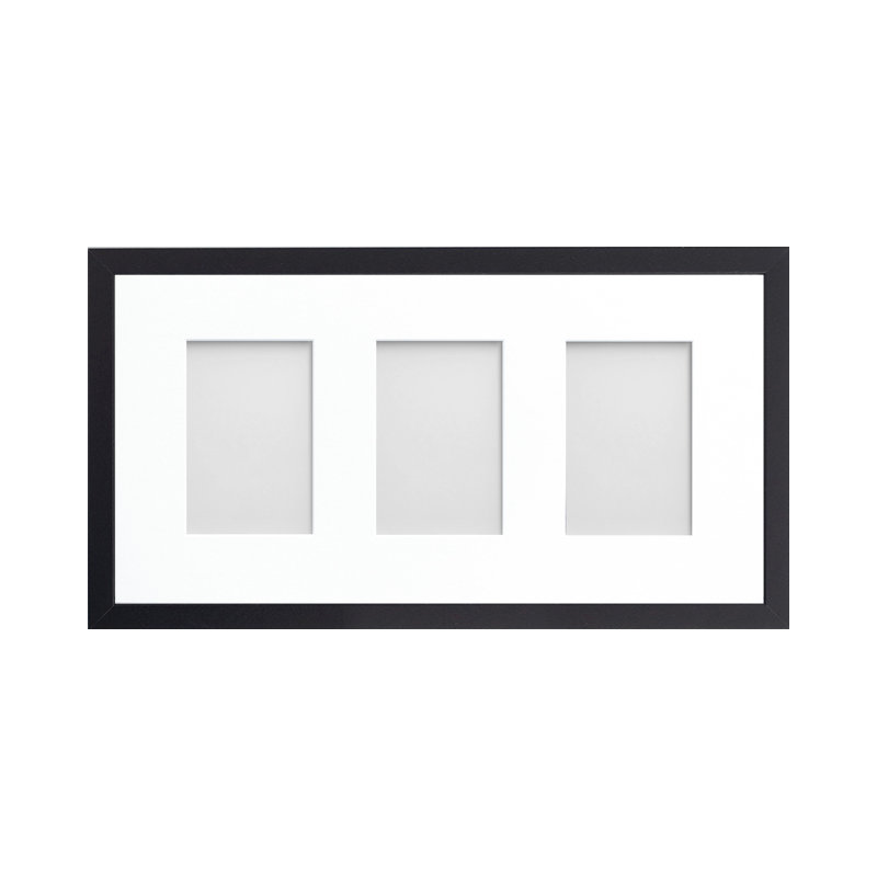 Albarran Matte Picture Frame with Mat, White, 4cm x 6cm