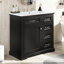 Meuble-lavabo 36 po avec lavabo en céramique, 2 tiroirs basculants, charnières de porte à fermeture en douceur-1820336132