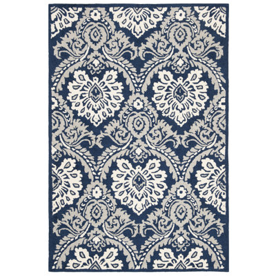 Tansy Wool Damask Indoor Rug