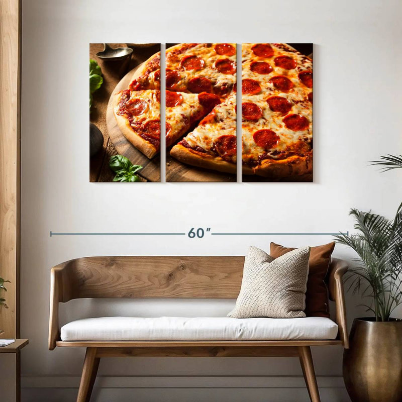 Yerlin, pizza Pepperoni fraîche, H 28 po x l 45 po