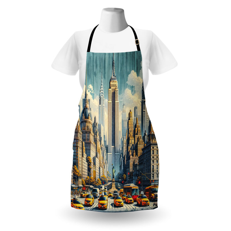 No Pattern Bib Apron