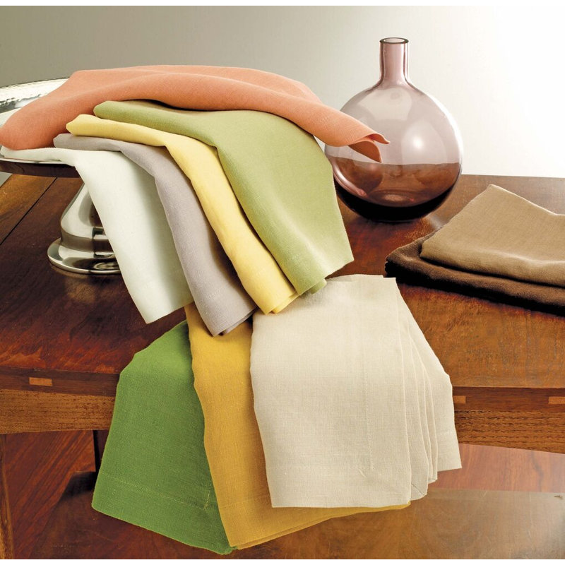 Riviera Linen Square Napkin, Willow