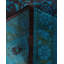 Tapis unique noué à la main Fine Vibrance - bleu, 9 pi 0 po x 11 pi 10 po