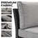 Umeh Melbourne Patio Wicker Chair with Removable Cushions