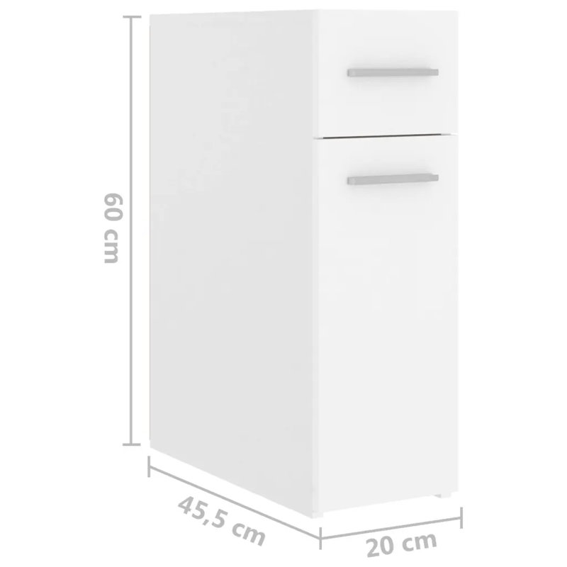 Leefhard 20cm Wide 2 -Drawer File Cabinet
