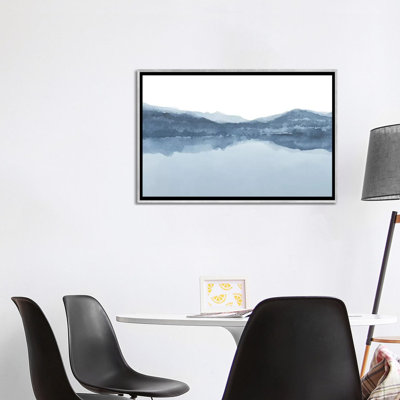" Watercolor Landscape III Shades Of Blue " by Nouveau Prints