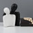 Ceramic Couple Statues For Home Decor, Hugging Couple Figurines For Shelf And Table Decor, Modern Romantic Sculptures For Living Room Bedroom Office Decor-1843876841