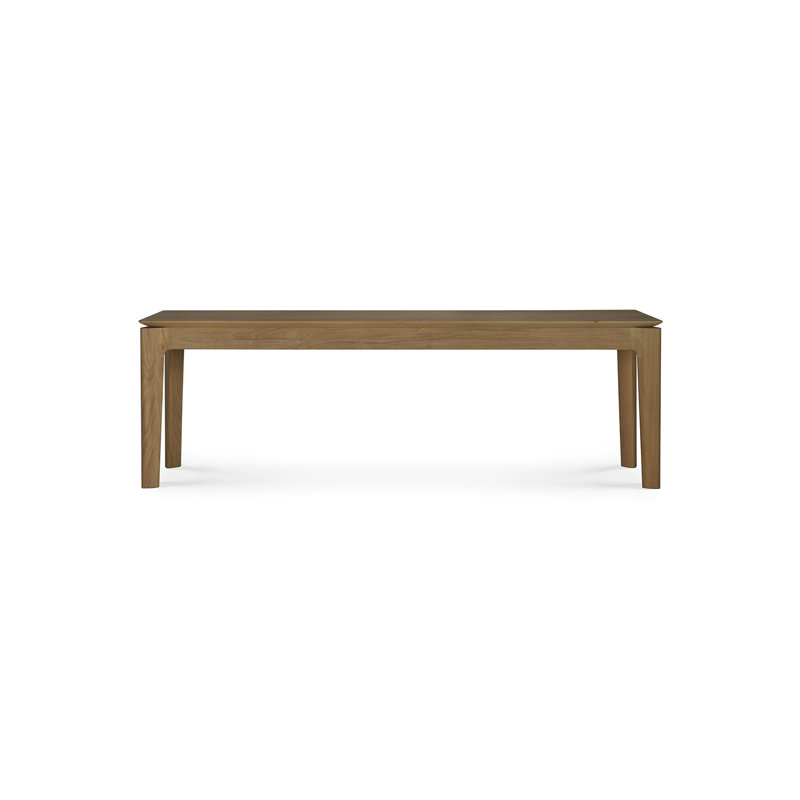 Bok Solid Wood Dining Bench, 18.1" H x 57.5" W x 13.8" D, Brown