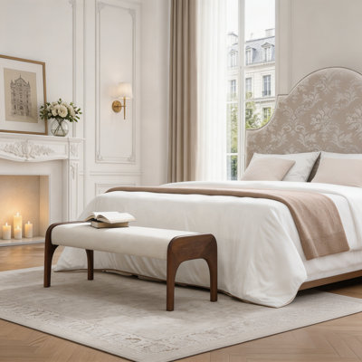Banc long rembourré 50,25 po