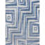 Geometric Area Rug in Ivory/Blue-165626730