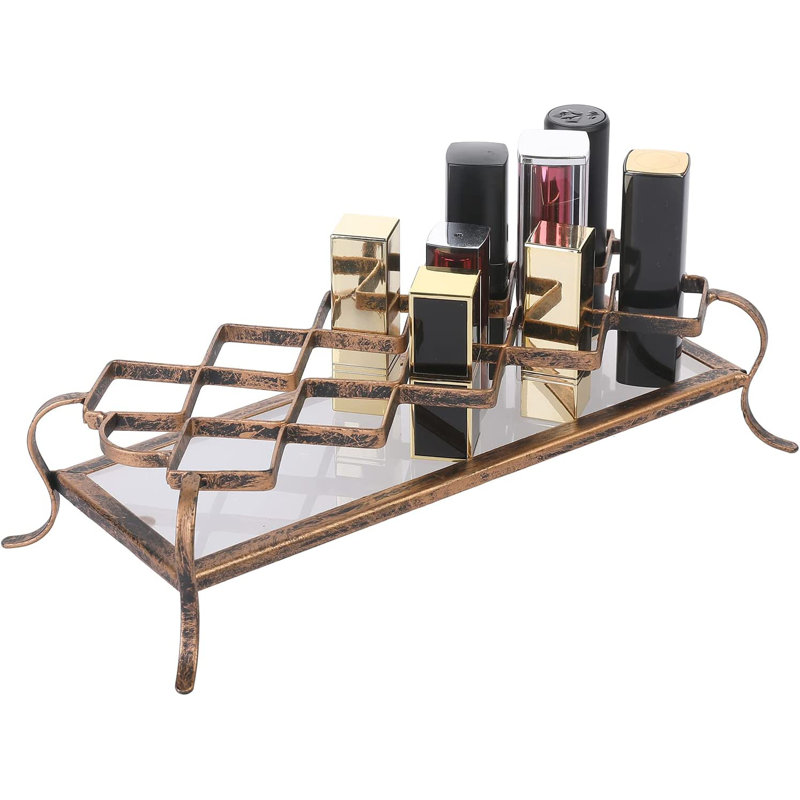 Metal 14 Compartments Makeup Organiser
