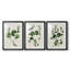 «Forest Foliage on Linen I», reproduction encadrée sur mesure de qualité supérieure - 3 pièces-438921449-438921445