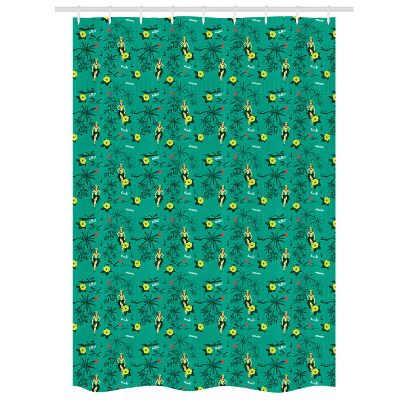 Enjy Floral Shower Curtain