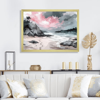 «Ocean's Embrace II», reproduction sur toile encadrée