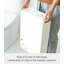 Stockeur de papier hygiénique, distributeur de rangement de salle de bain Yamazaki Home, acier, poignées