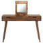 Coiffeuse 44 po x 17,7 po x 29,9 po en bois de manguier massif